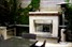 Gas outdoor fire place, BBQ, polished concrete bench-top